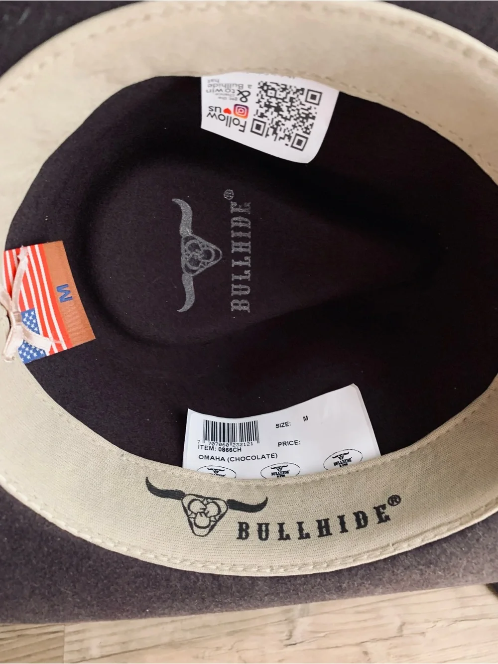 Bullhide Omaha Kids Wool Felt Cowboy Hat Chocolate Sz M, 0866CH